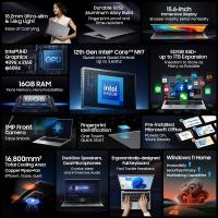 Blackview Acebook 8 Laptop, pantalla IPS de 15.6" 1920*1080, Intel Core N97 4 Core Hasta 3.6GHz, 16GB RAM 512GB SSD, WiFi de banda dual Bluetooth 5.0, 2*USB 3.0 1*USB 2.0 1*USB-C 1*HDMI 2.0 1*Jack de audio 1*Ranura para tarjeta MicroSD, Batería de 38Wh 36 - details 3