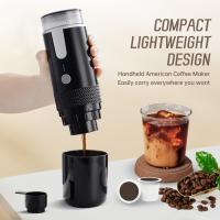 Cafetera Eléctrica inalambra para Exterior, máquina de café de 1200MAh recargable por USB, portátil, totalmente automática, para viaje en coche y Hogar - details 0
