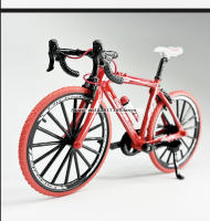 Mini Modelo De Bicicleta De Aleación 1:8 Con Estante De Estacionamiento Metal Diecast Regalo Para Niños Juguete De Simulación Azul Bicicleta De Montaña Para Niños Y Adolescentes - details 11