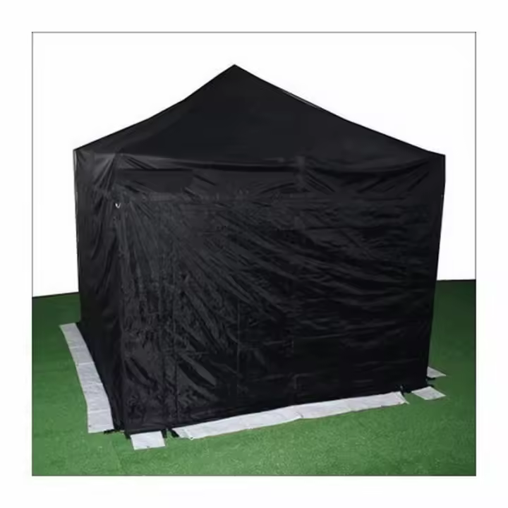 DESTELLO S.L. Carpa Plegable 4x4 Hierro Negro - Fácil Montaje - Protección Solar - 1