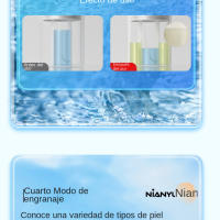 Máquina de Limpieza Facial 2025: Calor Terapéutico + Microburbujas Profundas | Delete Puntos Negros/Acné/Grasa with 4 Modos (150 Min Duración) | Incluye Loción para Poros + 3 Cabezales Intercambiables | IPX5 Resistant, silencioso Nocturna | - details 1