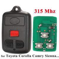 Llave De Coche Remoto 2+1Panic Con 3 Botones Para Toyota COROLLA Vios Camry Sienna Transmisor Auto Fob GQ43VT7T De Jingyuqin - details 0