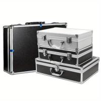 Caja De Herramientas Portátil De Aluminio Con Equipamiento De Seguridad Caja De Almacenamiento Con Esponja Resistente a Impactos Para Instrumentos - details 2