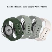 Correa De Pulsera De Silicona Ligera Y Transpirable Para Google Pixel Watch 3 45mm Unisex Correa De Hombro Sin Costuras Adecuada Para Actividades Al Aire Libre - details 0