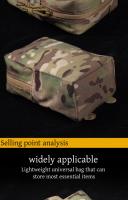 Bolsa Ligera General En MOLLE Camuflaje Bolsa General Para Caza Accesorios De Caza Tipo De Patrón: Solido - details 3
