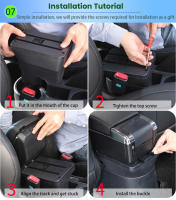 Caja De Reposabrazos Para Chevrolet Sonic Y Aveo Lova T250 T300 Accesorios Interiores Especiales De Auto Material PU Cuero Y ABS Plástico - details 9