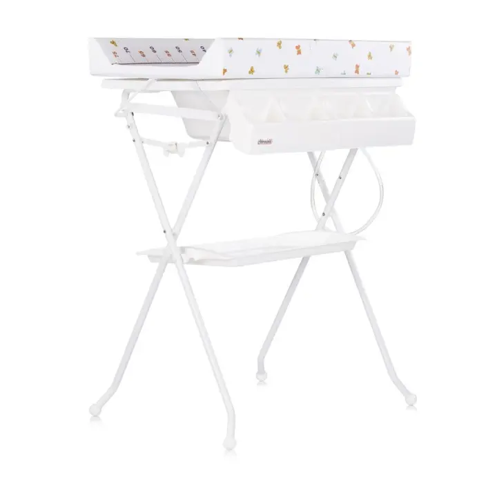 CHIPOLINO Bañera para bebé AQUA con soporte plegable y cambiador - Chipolino - 1