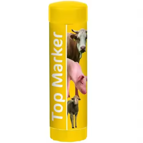 KERBL TOP MARKER Lápiz Marcado de Ganado, Amarillo, 60 ml - 1
