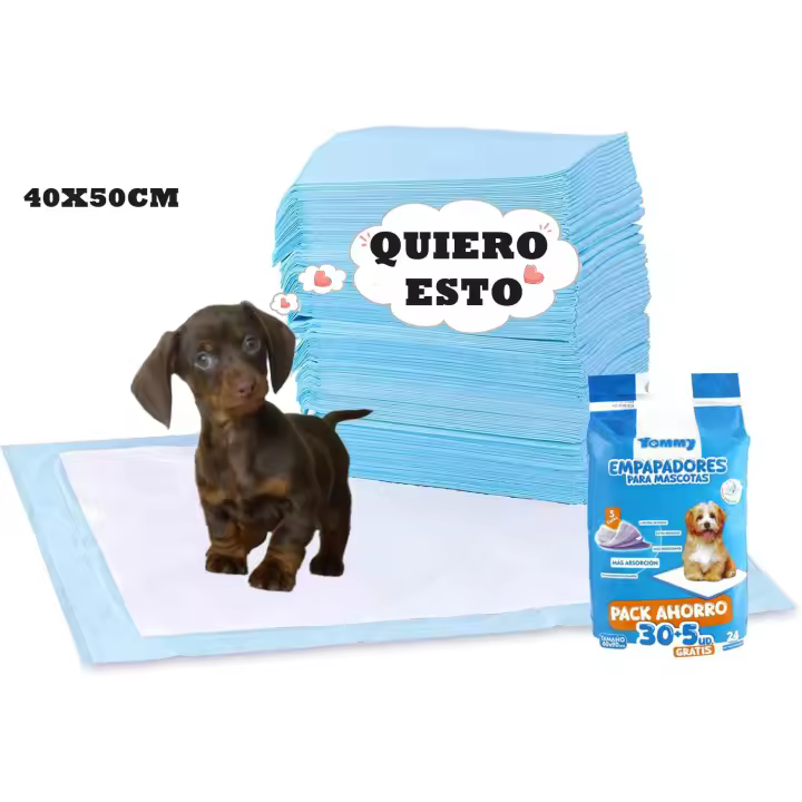 UD - Pack de 48 y 90 .Empapadores para Perros , con 3 tamaños diferentes . 6 paquetes .Elimina Olores para perros - 1