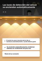 Luz LED Blanco/ Negro Recargable USB Con Sensor De Movimiento Para Iluminación De Armarios Y Cocinas Tamaños 20CM/30CM/40CM/50CM - details 3