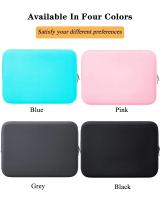 Estuche Suave Para Laptop De 11-15.6 Pulgadas Bolsa Para Computadora Para Viajes De Negocios Compatible Con Macbook Air pro Xiaomi Lenovo HP Dell - details 3