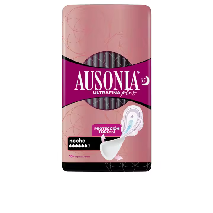 Higiene Ausonia AUSONIA ULTRAFINA PLUS compresas noche alas - 1