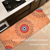 🎁【Detalles para Mamá】Alfombrilla de cocina antideslizante 183x68 cm - superabsorbente, 1,5 mm de caucho natural ultrafino y material de ante, fácil de limpiar - ideal para suelos de cocina - details 2