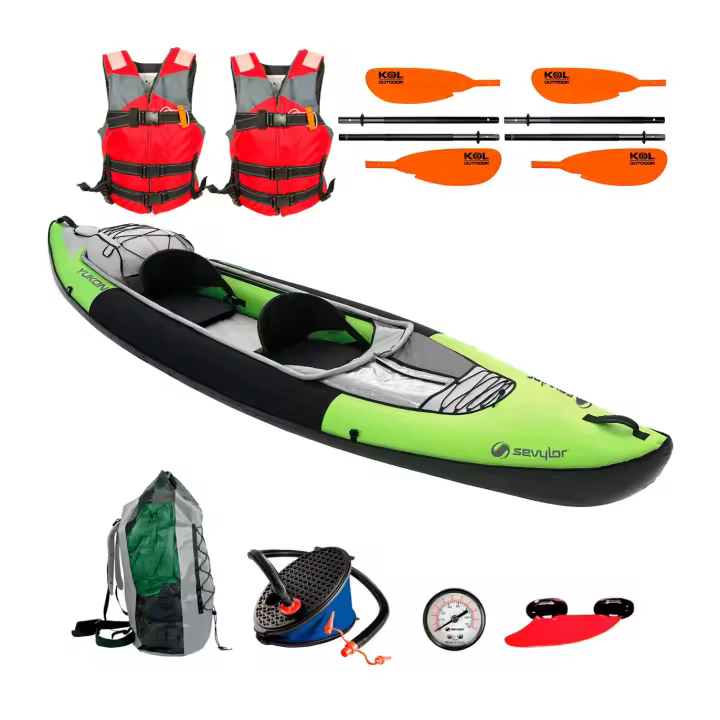KAYAK HINCHABLE DOBLE SEVYLOR YUKON - FULL PACK - 1