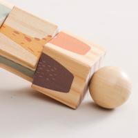 Juguete Educativo De Madera Para Bebés 1pc Campana De Mano Montessori Desarrolla La Habilidad Manual Juguete Clásico Educativo Para Niños Con Puzzle De Animal - details 18
