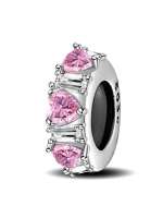 Colgante De Encanto De Maleta De Vestido Rosa Y Morado En Plata De Ley 925 Para Pulseras Joyería Fina Para Mujeres De Alta Calidad - details 4