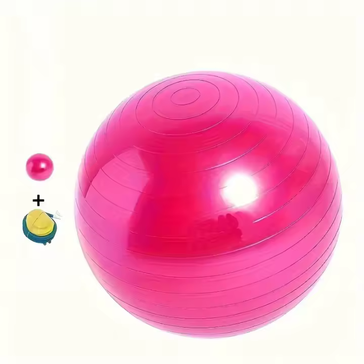 Bola De Yoga De 65CM PVC Grueso Y Antirrallado Para Ejercicio En Casa Y Gimnasio Equipo De Pilates Bola De Equilibrio - 1