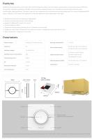 Miboxer K0 Control Remoto De 2.4G Con Rueda Giratoria De 86 Escenas Ajuste De Temperatura De Color Y Brillo Dimmer Control Dual Blanco LED Switch - details 0