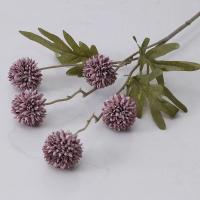 Bouquet De 5 Cabezas De Flores Artificiales Dandelion En Seda Para Decoración De Hogar Jardín Bodas DIY Wreath Navidad Colores Variados Tamaño 67cm - details 9