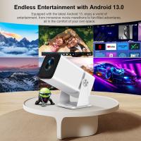 Proyector Mini TD80W HD 1080P 4K Android Con WiFi 5G 3D Smart TV Portátil Para Cine En Casa Tecnología LED Resolución De 1920x1080dpi - details 7