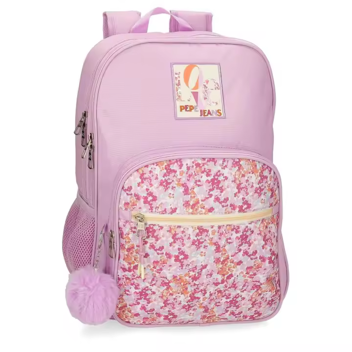 Pepe Jeans Mochila Escolar Poliéster Sandra Rosa - 1