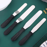 Cuchara De Crema De Acero Inoxidable 27cm Herramienta De Decoración De Pasteles Espátula Para Amasar Y Mezclar Accesorios De Cocina - details 0