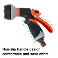 Pistola De Rociador De Jardín Con 8 Modos De Roce Alta Presión Herramienta Para Riego De Césped Limpieza De Coche Ajustable - details 4