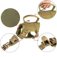 Chaleco Táctico Para Gatos 600D Con Correa Pequeños Perros Vestimenta De Entrenamiento Para Mascotas Tipo Chaleco - details 4