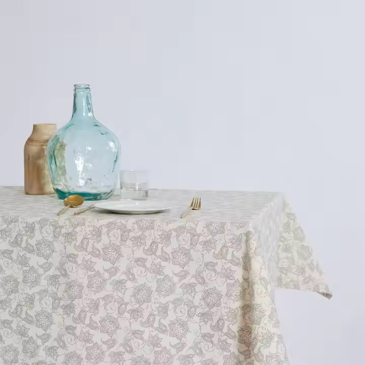 10XDIEZ Mantel antimanchas eco kenton - Manteles para mesa, fáciles de limpiar y decorativos - 1