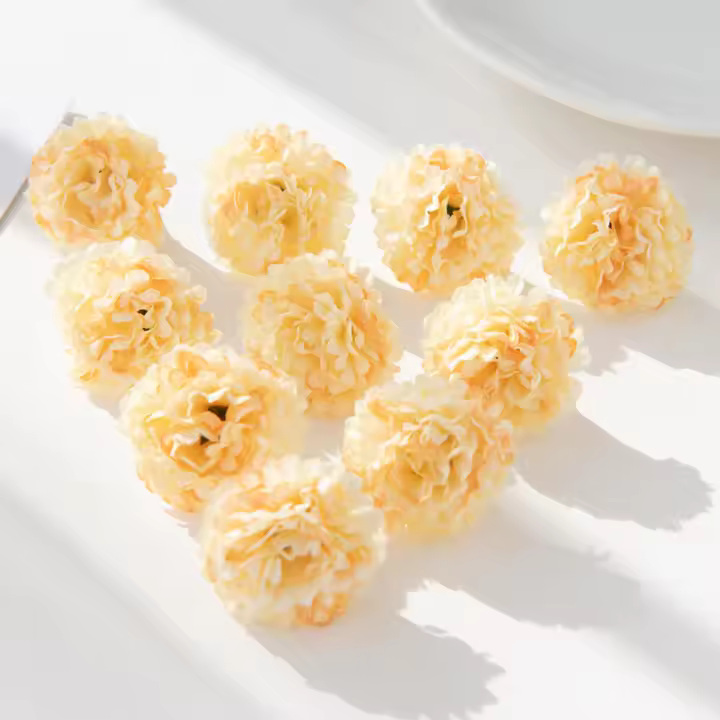 10pcs Girasoles Artificiales De Seda Para Bodas Navidad Manualidades Adornos De Navidad Álbumes De Fotos Caja De Caramelo Decoración De Hogar Mini Girasol - 1
