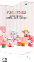 Caja Sorpresa Kawaii Sanrio My Melody Fiesta De Pijamas Muñeca De Modelos Misterio Juguete De Dibujos Animados Decoración Para Niños - details 5