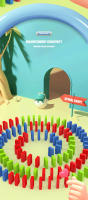 Juego De Dominoes Colorido Automático Para Niños Set Educativo Inteligente De Coche Eléctrico Y Torreón DIY Regalo De Rompecabezas - details 3