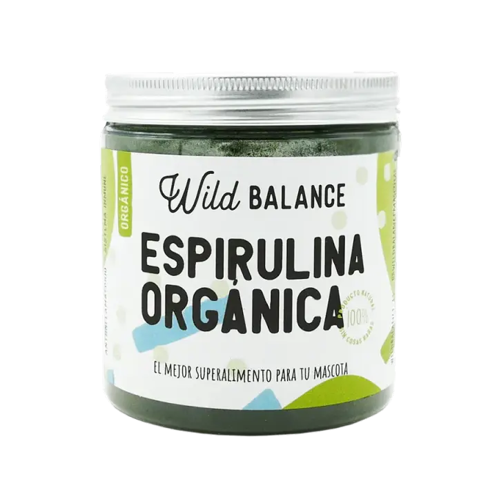 Wild Balance – Espirulina Orgánica 100 g - Suplemento Natural para Perros y Gatos - Refuerza Inmunidad, Energía y Salud Gastrointestinal - 1