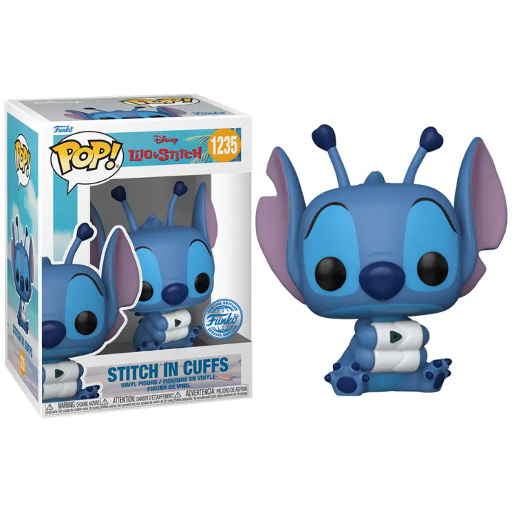 Funko Pop! Lilo & Stitch - Stitch con Esposas Exclusivo, 66486, Nº1235 - 1