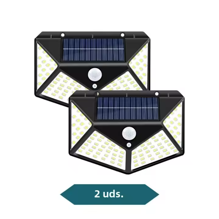 Lámpara Solar LED Exterior Impermeable Con Sensor De Movimiento Iluminación De Jardín Luz Solar Para La Calle - 1