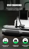 Linterna Táctica LED Recargable USB 18650 Impermeable Con Zoom Para Pesca Caza Y Camping 100000 Lumens Luz Potente Para Ambientes Oscuros - details 4