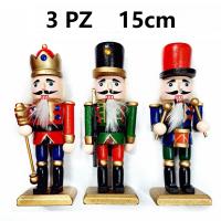 soldado cascanueces navidad,soldado de madera,muñeco de soldado,figura de cascanueces,caja de 3 piezas,15cm,CAJA DE 4/5/6 PIEZAS DE 12.5CM,cm,fespu - details 0