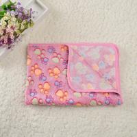 Manta Para Perro Y Gato Suave Y Fluffy Con Patrón De Pies Cálida Y Cómoda Para Viajes Tamaño Grande Mediana Pequeña En Varios Colores - details 7