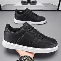 Zapatos De Correr Casuales Para Hombre En Cuero Blanco Transpirables Y Cómodos Talla 36-47 Moda Al Aire Libre Pareja Calzado - details 15