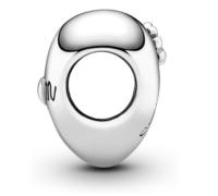 PANDORA Dijes de Plata de Ley con scripciones Mum Sister y Aunt, Viene con Caja de June original. - details 1