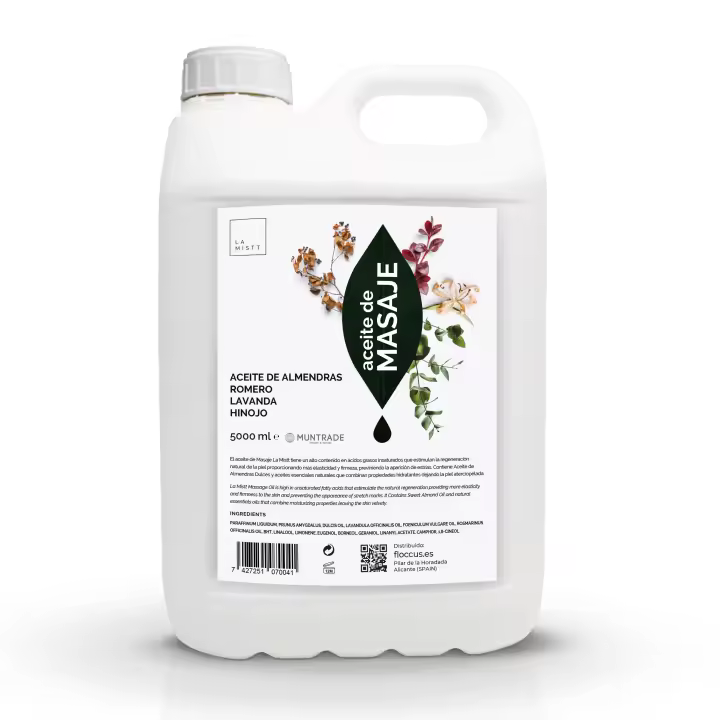 LA MISTT Aceite de Masaje Profesional  Aceite de Almendras, Lavanda, Hinojo y Romero  Aceite Masaje con Esencias - 1