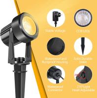 Spotlight De Jardín IP65 Impermeable 8LEDs 3000K Para Decoración De Paisaje Árbol Camino Jardín Yerba Luz De Suelo Moderna 220V - details 5