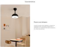 CREATE - Ventilador de techo 40W silencioso Ø55cm aspas retráctiles con luz LED - WIND CLEAR CUP - details 0