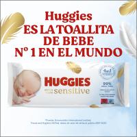 Huggies Extra Care Sensitive 672 Toallitas (12 packs de 56 Toallitas). 99% Agua, Cuidado 4 en 1 para Piel Sensible: Limpia, Calma, Protege contra la Irritación y Equilibra el PH. Clínica y Dermatológicamente Testado, sin Fragrancias ni Parabenos. - details 0