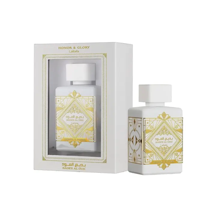 Lattafa Badee Al Oud Honor & Glory Eau de Parfum Unisex Nicho Dubái 100ml - Fragancia de lujo de Dubái inspirada en el Oud - 1