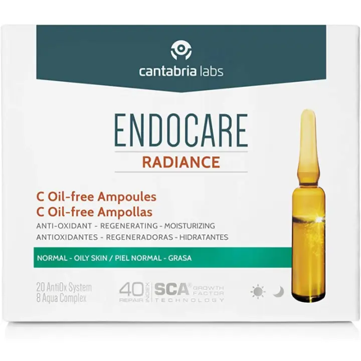 ENDOCARE RADIANCE C OIL-FREE 10 AMPOLLAS - 1