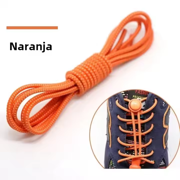 1 Pares De Lazos Elásticos De 22 Colores Para Zapatos Niños Y Adultos Lazos Rondos Para Zapatillas De Goma Sin Amarrar T1 - 1