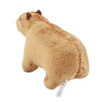Juguete De Peluche De Capibara Simulación 18cm Suave Y Fluffy Regalo De Cumpleaños Para Niños Decoración Para Habitación Animal De Peluche Real De Alta Calidad - details 4