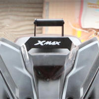 Soporte Ajustable Para Navegación De Motocicleta CNC Porta Teléfono Móvil GPS Para YAMAHA XMAX300 2022 2023 2024 Acero Inoxidable Negro - details 2