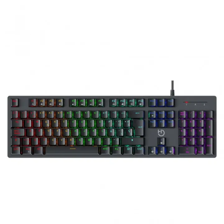 Hiditec GK400 Teclado Mecánico Negro ARGB Switch Rojo - 1